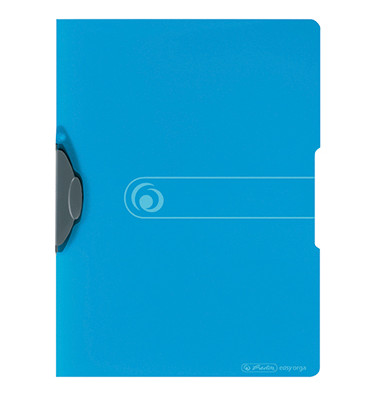 Klemmhefter easy orga to go 11206455, A4 blau, für ca. 30 Blatt, Polypropylen (PP)