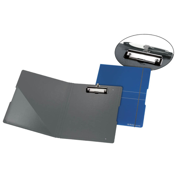 4008110436487 - Klemmbrettmappe easy orga 11217213 A4 blau Polyfoam  4008110436487 11217213