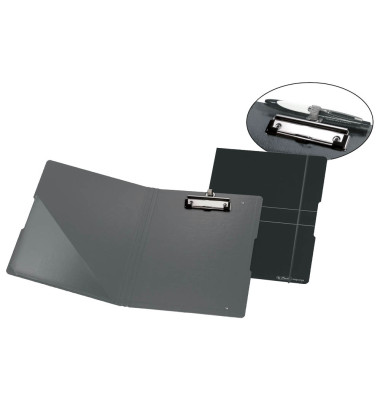 Klemmbrettmappe easy orga 11217221, A4, schwarz, Polyfoam