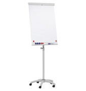 Flipchart X-tra!Line Mobil, EL-FC31, 68x105cm (BxH), lichtgrau, mit Rollen