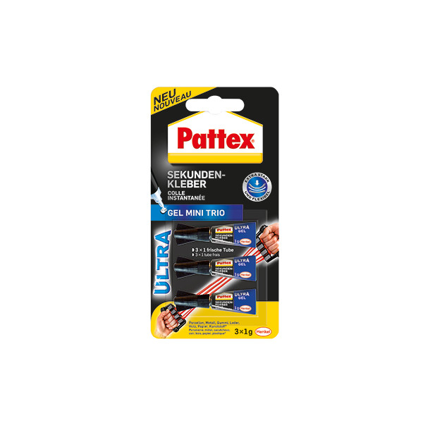 4015000429207 - Sekundenkleber 9H PSMG3 Gel Mini Trio 3x1g permanent 4015000429207 3 Stück