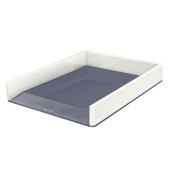 Briefablage WOW Duo Colour 5361-10-01, A4/C4, weiß/grau, Polystyrol stapelbar