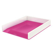 Briefablage WOW Duo Colour 5361-10-23 A4 / C4 weiß/pink Kunststoff stapelbar