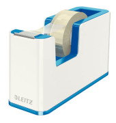 Klebebandabroller WOW Duo Colour 5364-10-36, f&uuml;r Klebeb&auml;nder bis 19mm x 33m, wei&szlig;/blau