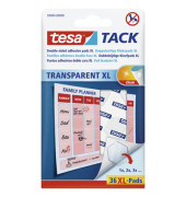 Klebepads 59404-00000-00 TACK XL, 36 St&uuml;ck, 20x24mm (BxL), doppelseitig, wiederabl&ouml;sbar