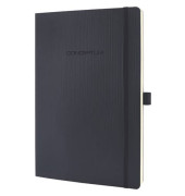 Notizbuch CO311, Conceptum, schwarz, A4, liniert, 80g, 97 Blatt / 194 Seiten