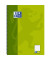 Collegeblock 100050362 Schule, Lineatur 27 + Lineatur 28 / liniert+kariert mit Rand innen/außen, A4+, 90g, grün, 80 Blatt