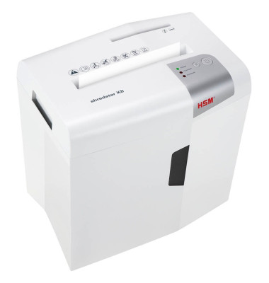 Aktenvernichter shredstar X8, 1044121, Partikelschnitt 4x35mm (P-4), bis 8 Blatt