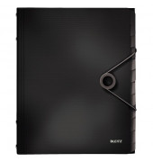 Ordnungsmappe Solid 4570-10-95, 12-teilig blanko, schwarz, A4, 12 F&auml;cher