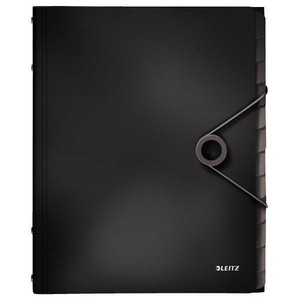 4002432114986 - AKTION LEITZ Ordnungsmappe Solid 4570 12 Fächer schwarz 1 St mit Prämie nach Registrierung