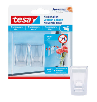 77735 Klebehaken transparent bis 1kg