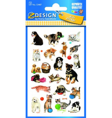 53487 Schmucketikett Hunde+Katzen