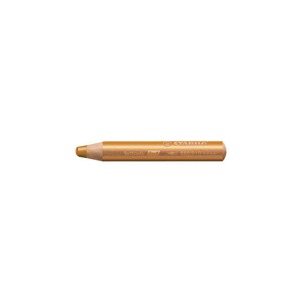 4006381183277 - 880 810 Woody 3 in 1 Aquarellfarbstift gold 4006381183277 Stabilo