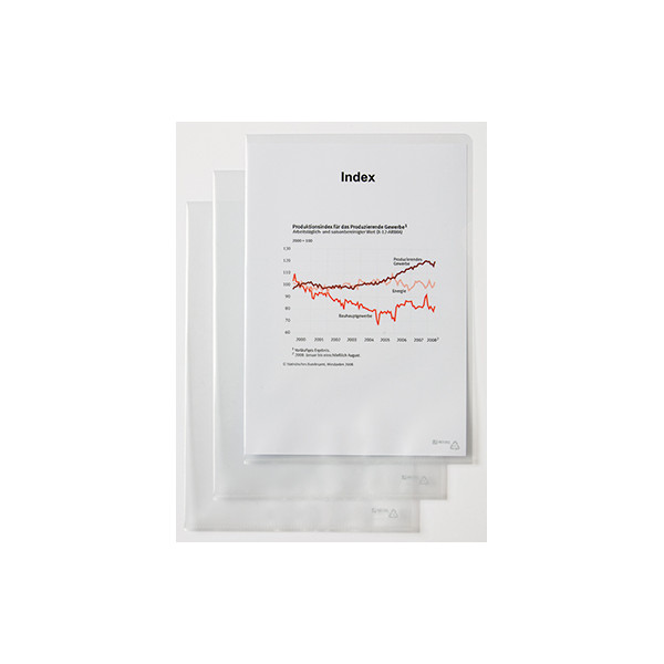 4013702011317 - Sichthüllen 21673090 A4 glasklar glatt oben & rechts offen 012mm 4013702011317 50 Stück