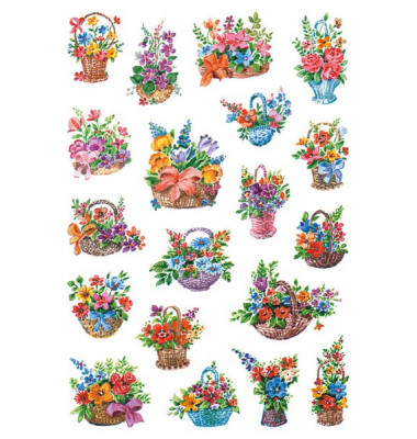 3584 Schmucketikett Blumen