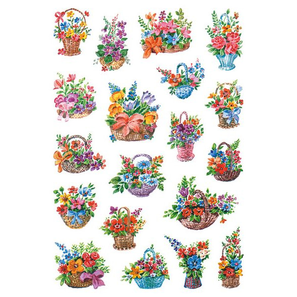 10 Stück Herma 3584 Schmucketikett Blumen 4008705035842 Herma 57 Stück