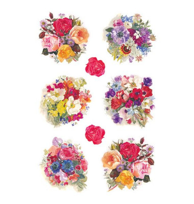 3504 Schmucketikett Blumen