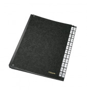 Pultordner 629997, A-Z, schwarz, A4, 24 F&auml;cher