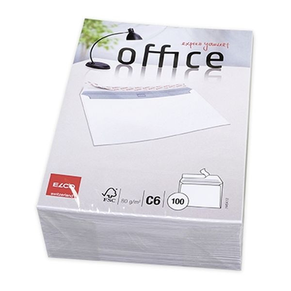 7610425356809 - Briefumschlag Office 7445412 C6 ohne Fenster haftklebend 80g weiß 7610425356809 100 Stück