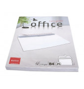 Versandtaschen Office 74482-12, lange Seite offen, B4, ohne Fenster, haftklebend, 120g, hochweiß