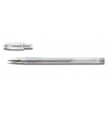 Gelschreiber G1-7 BL-G1-7T metallic silber/transparent 0,4mm