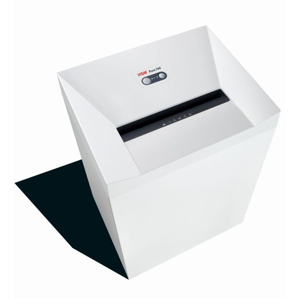 4026631054362 - Aktenvernichter Pure 740   Streifen 58 2371111 Streifenschnitt 58mm (P-2 O-2 T-2 E-2) bis 37 Blatt 4026631054362 HSM