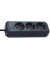 Steckdosenleiste 1158620015 Eco-Line, 3-fach, schwarz