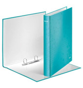 Ringbuch WOW 4241-00-51, A4+ 2 Ringe 25mm Ring-&Oslash; Karton, PP-kaschiert eisblau metallic