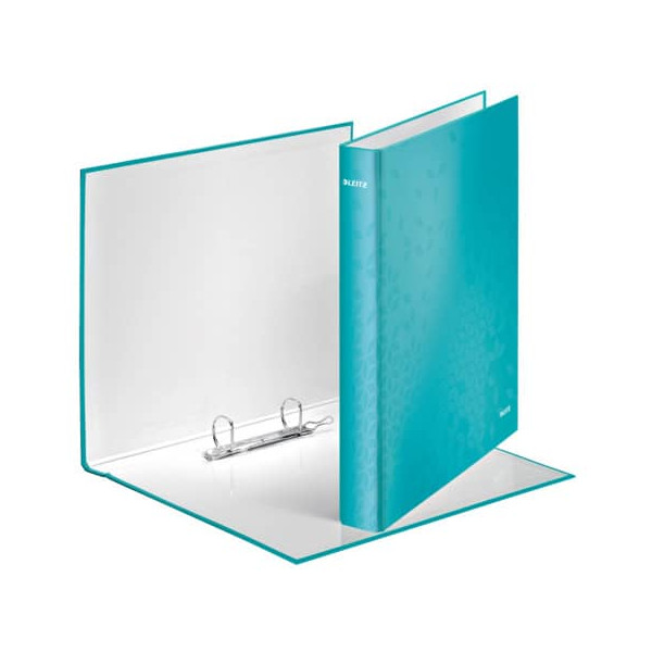 Leitz Ringbuch WOW WOW 4241-00-51, A4+ 2 Ringe 25mm Ring-Ø Karton, PP-kaschiert eisblau metallic 4002432104093 Leitz