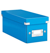 Aufbewahrungsbox Click & Store WOW 6041-00-36, mit Deckel, au&szlig;en 352x143x136mm, Karton blau metallic