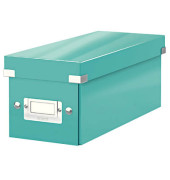 Aufbewahrungsbox Click & Store WOW 6041-00-51, mit Deckel, au&szlig;en 352x143x136mm, Karton eisblau metallic