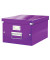 Aufbewahrungsbox Click & Store WOW 6044-00-62, 16,7 Liter, mit Deckel, au&szlig;en 369x281x200mm, Karton violett metallic