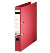 Ordner 1008 1008-00-25, A4 50mm schmal Karton vollfarbig rot