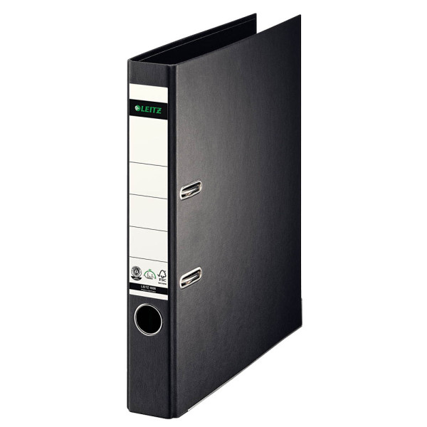 4002432102945 - AKTION LEITZ 1008 Ordner schwarz Karton 52 cm DIN A4 1 St mit Prämie nach Registrierung
