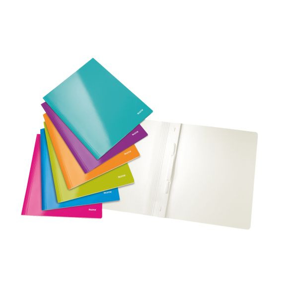 4002432108732 - Schnellhefter WOW 3001 A4 farbig sortiert 300g Karton kaufmännische Heftung   Amtsheftung bis 4002432108732 6 Stück