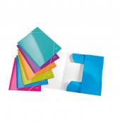 Eckspannmappe WOW 3982-10-99, A4 farbig sortiert PP-laminierter Karton 300g, mit 3 Einschlagklappen Eckspannmappe WOW 3982-10-99, A4 farbig sortiert PP-laminierter Karton 300g, mit 3 Einschlagklappen