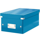 Aufbewahrungsbox Click & Store WOW 6042-00-36, mit Deckel, au&szlig;en 352x206x147mm, Karton blau metallic