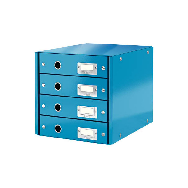 4002432103966 - AKTION LEITZ Schubladenbox Click & Store  blau 60490036 DIN A4 mit 4 Schubladen 1 St mit Prämie nach Registrierung