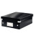 Aufbewahrungsbox Click & Store WOW 6057-00-95, 4,5 Liter mit Deckel, für A5, außen 285x220x100mm, Karton schwarz