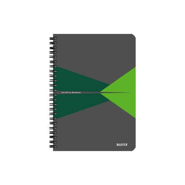 4002432112555 - Collegeblock 4499-00-55 Office Muster liniert   liniert Rand beidseitig  A5 90g grau 90 Blatt 4002432112555 Leitz
