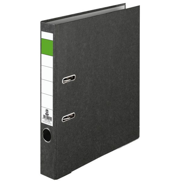 4262451611037 - Ordner S50 Economy 11311008 A4 50mm schmal Karton Wolkenmarmor schwarz 4262451611037 Biella