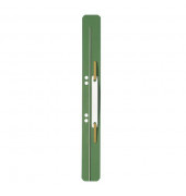 Heftstreifen lang 3711-00-55, 35x310mm, extra lang, Kunststoff mit Kunststoffdeckleiste, grün