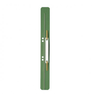Heftstreifen lang 3711-00-55, 35x310mm, extra lang, Kunststoff mit Kunststoffdeckleiste, grün