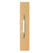 Heftstreifen lang 3700-00-11, 6x30,5cm (BxL), Karton mit Kunststoffdeckleiste, chamois