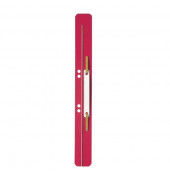Heftstreifen lang 3711-00-25, 35x310mm, extra lang, Kunststoff mit Kunststoffdeckleiste, rot