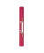Heftstreifen lang 3711-00-25, 35x310mm, extra lang, Kunststoff mit Kunststoffdeckleiste, rot