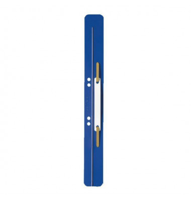 Heftstreifen lang 3711-00-35, 35x310mm, extra lang, Kunststoff mit Kunststoffdeckleiste, blau