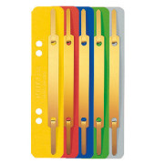 Heftstreifen kurz 3701-00-99, 38x158mm, Karton mit Metalldeckleiste, farbig sortiert