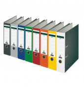 Ordner Standard 220125, A4 80mm breit Karton farbig sortiert