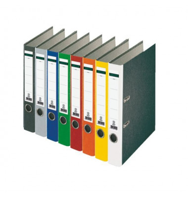 Ordner Standard 221125, A4 52mm schmal Karton farbig sortiert